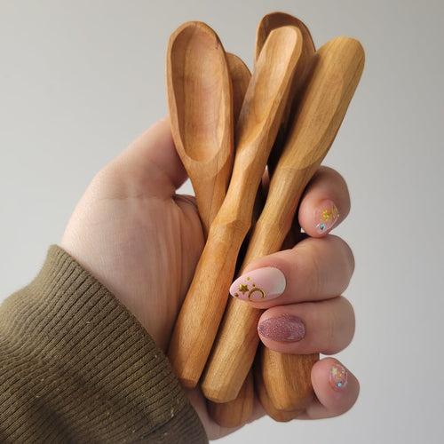 Baby Spoon, Wooden Handcarved