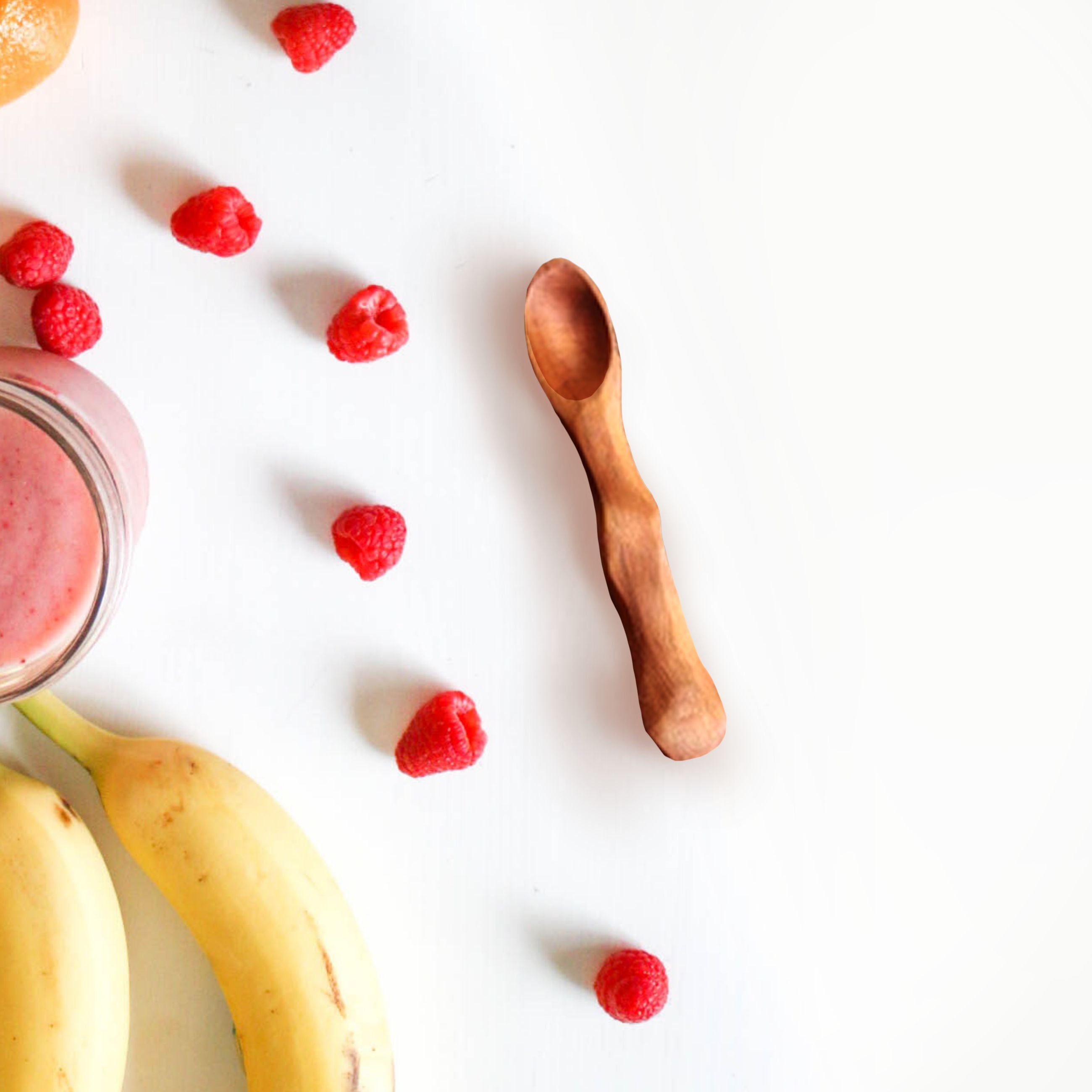 Baby Spoon, Wooden Handcarved