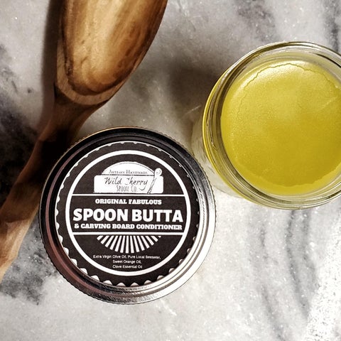 SpoonButta Wood Conditioner, Beeswax and Olive Oil Blend